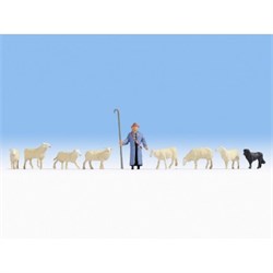 15748 Пастух, собака, овцы - фото 13070