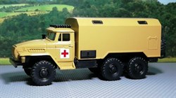 RUSAM-URAL-4320-30-403 Автомобиль санитарный УРАЛ 4320 кунг тип 2, 1:87, 1977, СССР