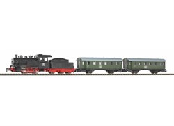 57112 Стартовый набор PIKO «Пассажирский поезд с паровозом». Рельсы на "призме" - фото 14375
