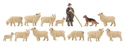 151901 Пастух, собака, овцы - фото 14983