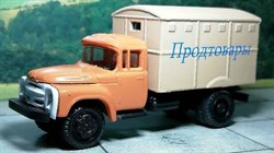 RUSAM-ZIL-130-41-251 Автолавка ЗИЛ 130 «ПРОДТОВАРЫ» (красный-бежевый), 1:87, 1963—1986, СССР - фото 15039