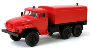 RUSAM-URAL-4320-40-300 Пожарная генераторная установка на базе УРАЛ 4320, 1:87, 1977, СССР