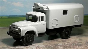 RUSAM-ZIL-130-50-500 Автомобиль техничка с кунгом ЗИЛ 130 (серый), 1:87, 1963—1986, СССР