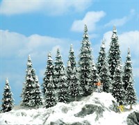 6466 Деревья Ели в снегу 60-135мм 20шт.