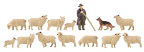151901 Пастух, собака, овцы