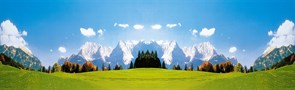 180513f Задник ГОРЫ KARWENDEL